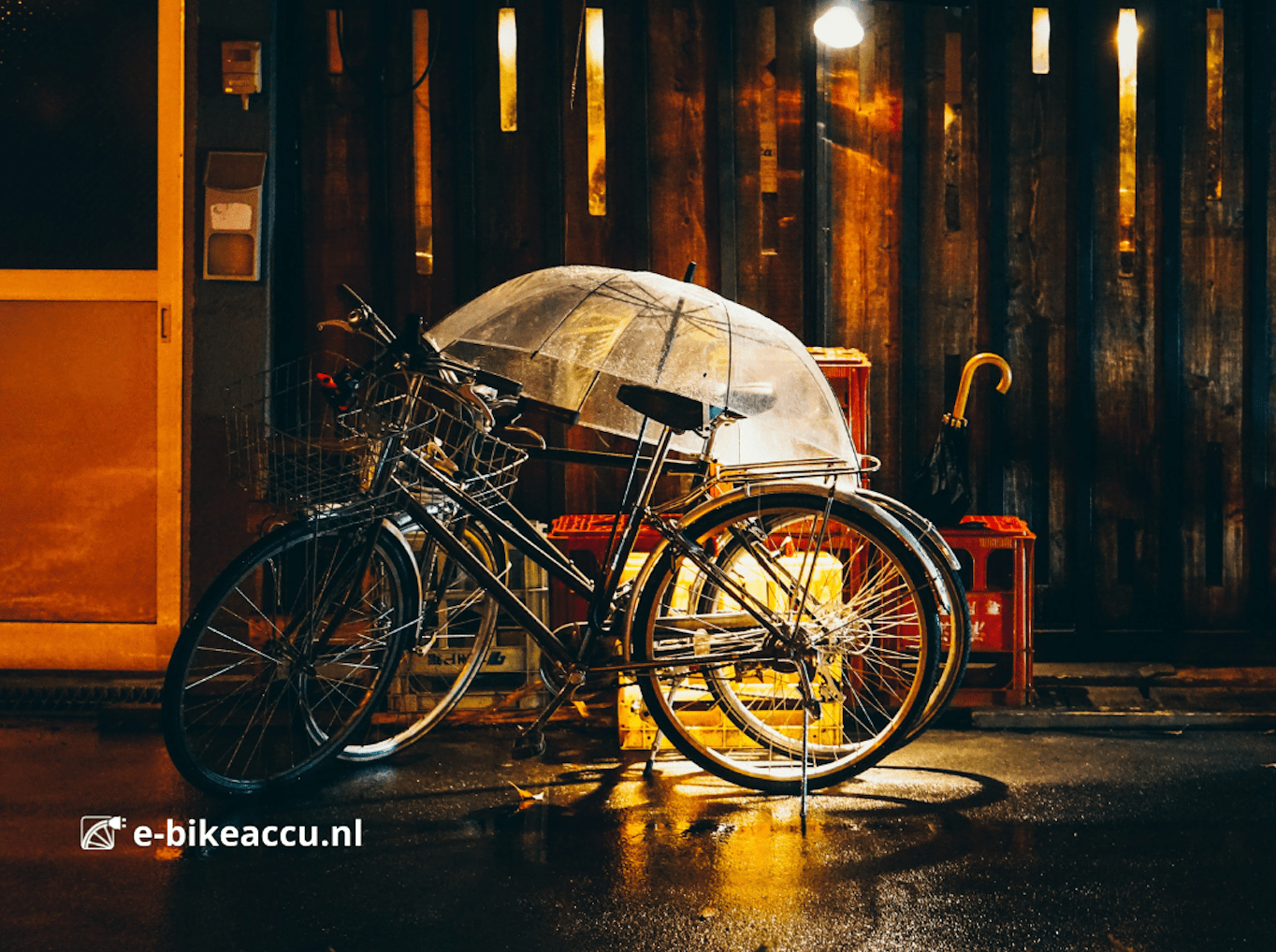 Mag een elektrische fiets buiten staan?