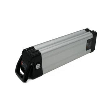 Buitenkansje: Phylion XH370-12J Silverfish 37V 12Ah compatibel fietsaccu (zilver)