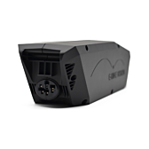Duidelijke foto van de fietsaansluiting van de Bosch Powerpack 360 Performance/Active frame E-Bike Vision fietsaccu.