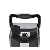 Close-up foto van de oplaadpoort van de Giant Twist Compatible 13Ah fietsaccu.