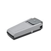 Op deze afbeelding is het vooraanzicht te zien van de Van Raam accu slim 13.6Ah.