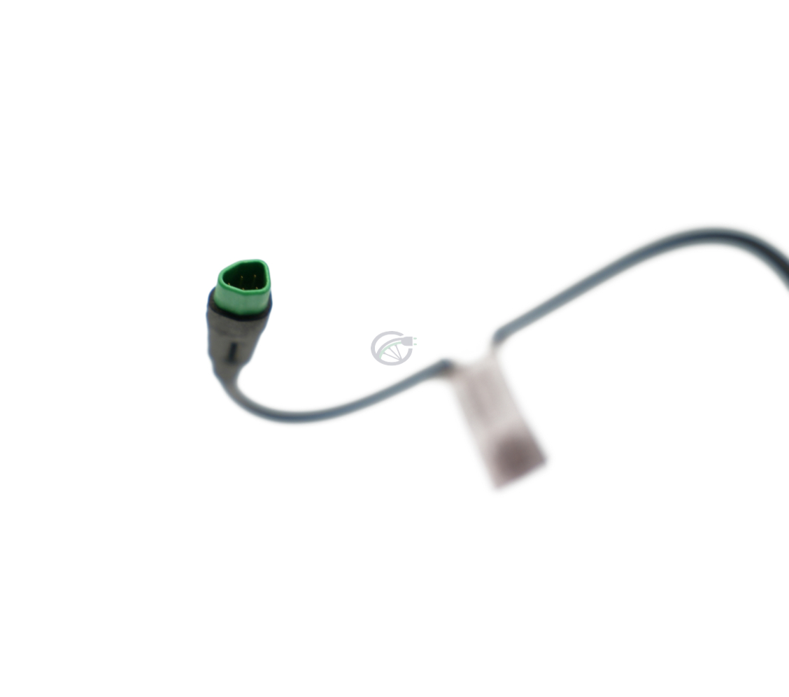 Close-up van de Bafang DP C18 CANBUS aansluiting.