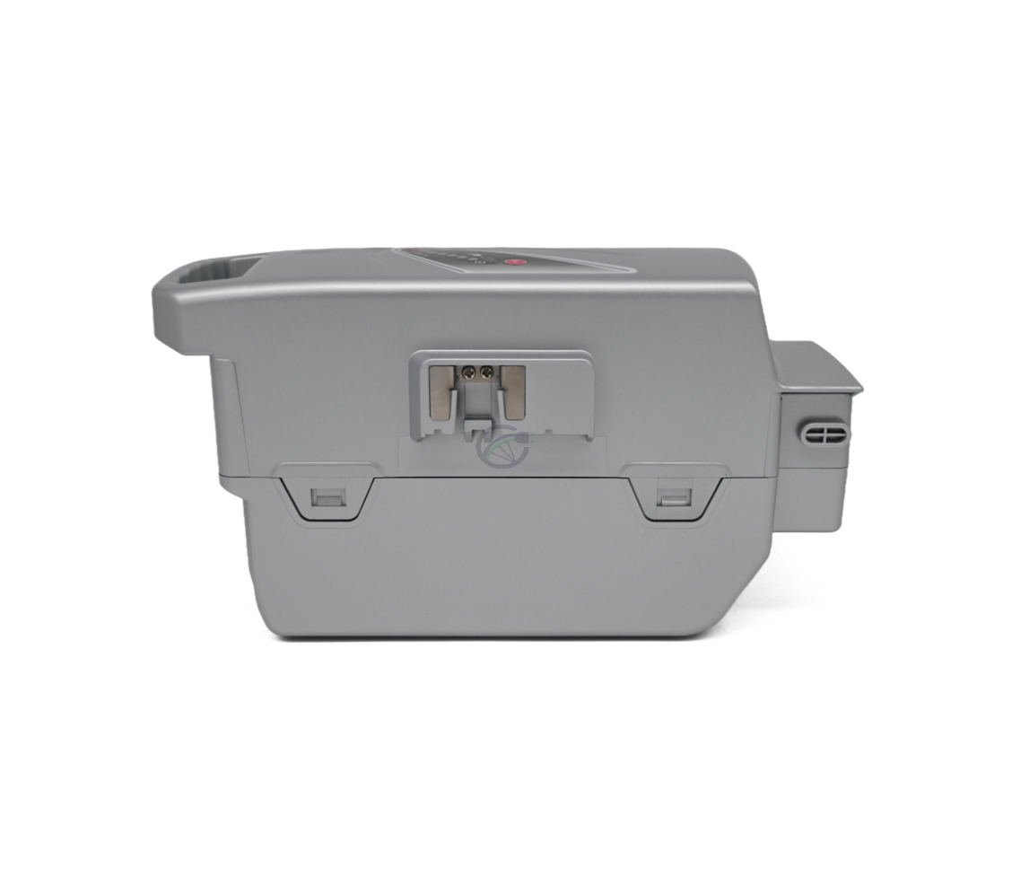 Zijaanzicht van de Flyer Kalkhoff Compatible Panasonic 26V 23Ah fietsaccu liggend.
