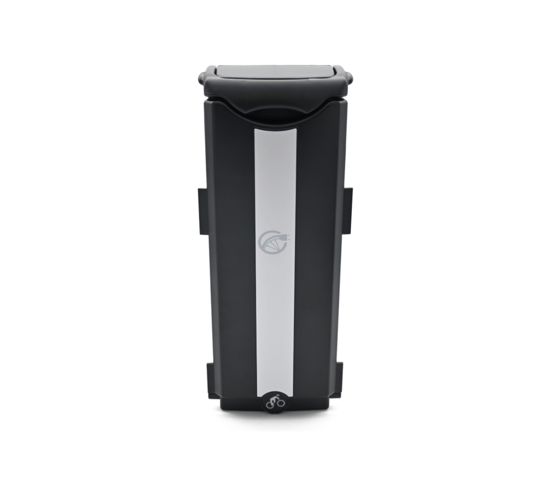 Bovenaanzicht van de Giant Twist Compatible 13Ah fietsaccu.
