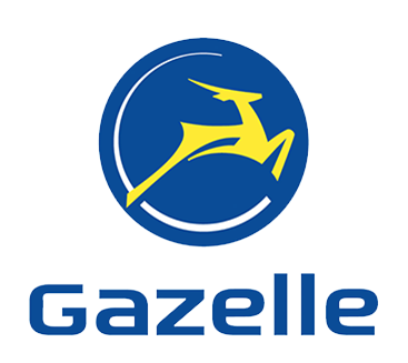 Logo van het fietsmerk Gazelle