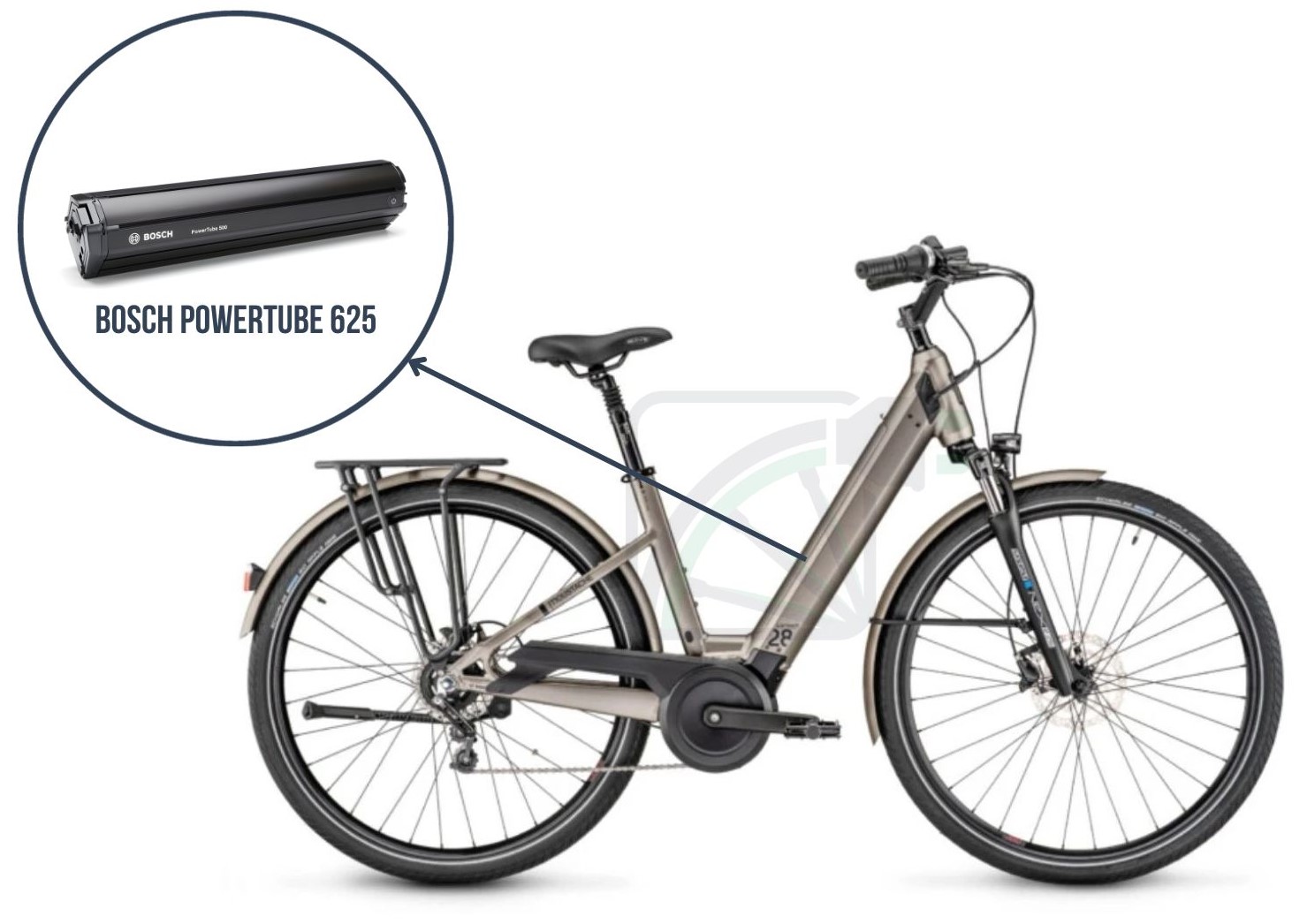 Moustache J elektrische fiets met de Bosch Powertube 625