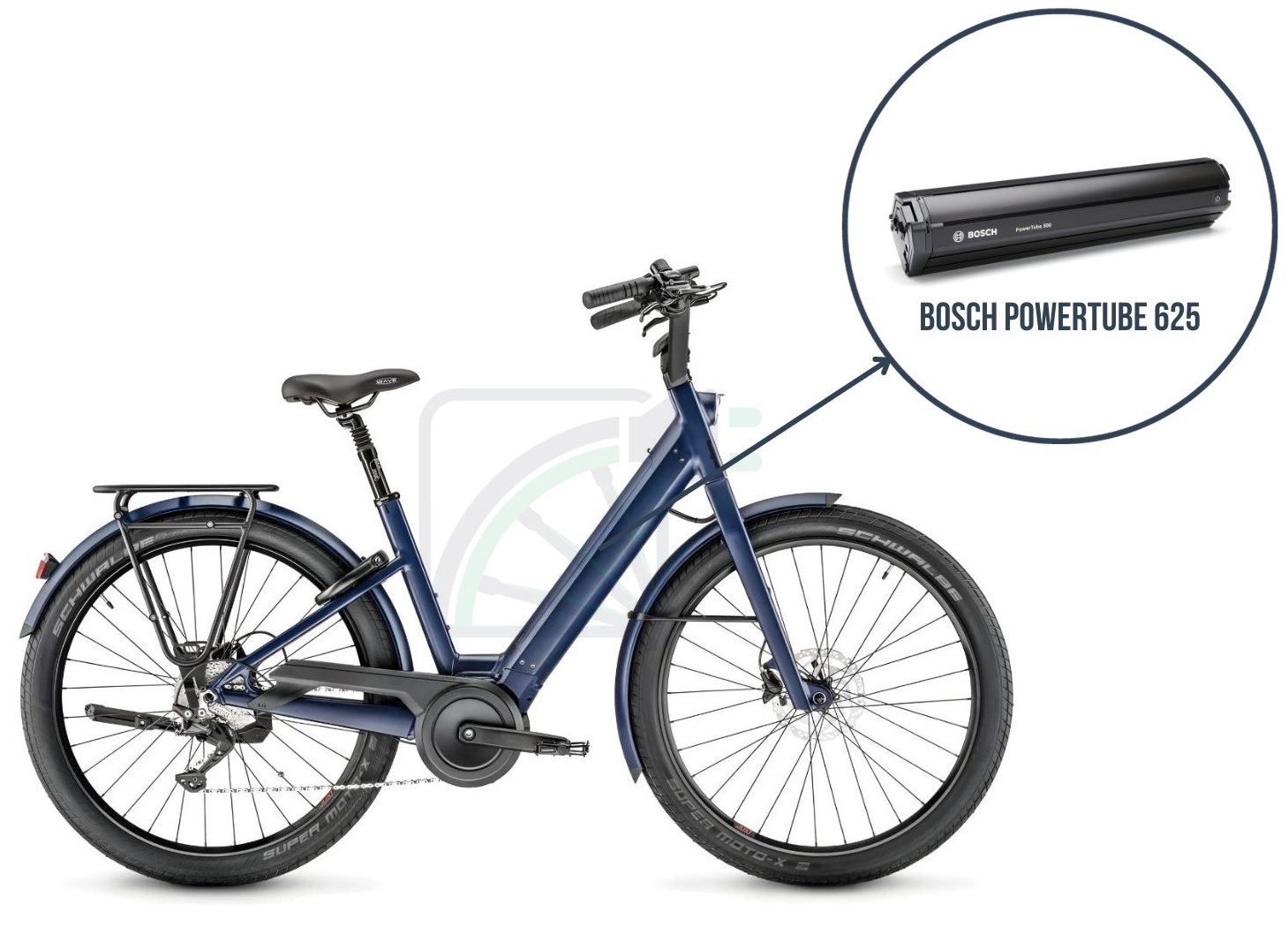 Moustache lundi fiets met de Bosch Powertube 625